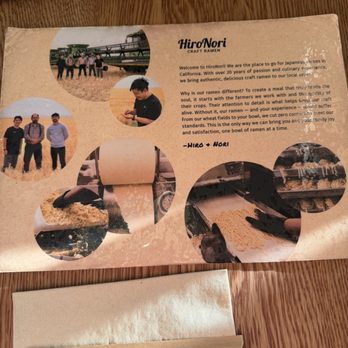 HiroNori Craft Ramen - Some History - Ramen Near Me - Tustin, California