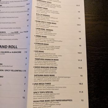 Samurai - Menu - Sushi Bars Near Me - Mill Valley, California