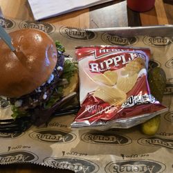 Arena's Pub - Black and Bleu Burger