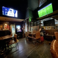 The Beer Temple - Front of house - two TVs showing Champions League