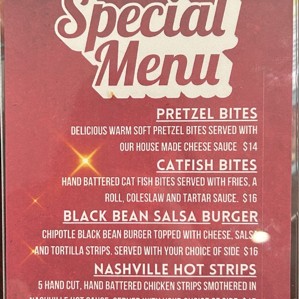 Special Menu Special Menu