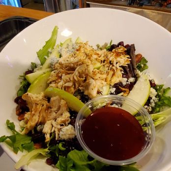 Brew Works - Chicken pecan salad, which they were kind enough to split...yes. this is half of the menu item. - Sports Bars Near Me - Fremont, Michigan Brew Works - Chicken pecan salad, which they were kind enough to split...yes. this is half of the menu item. - Sports Bars Near Me - Fremont, Michigan