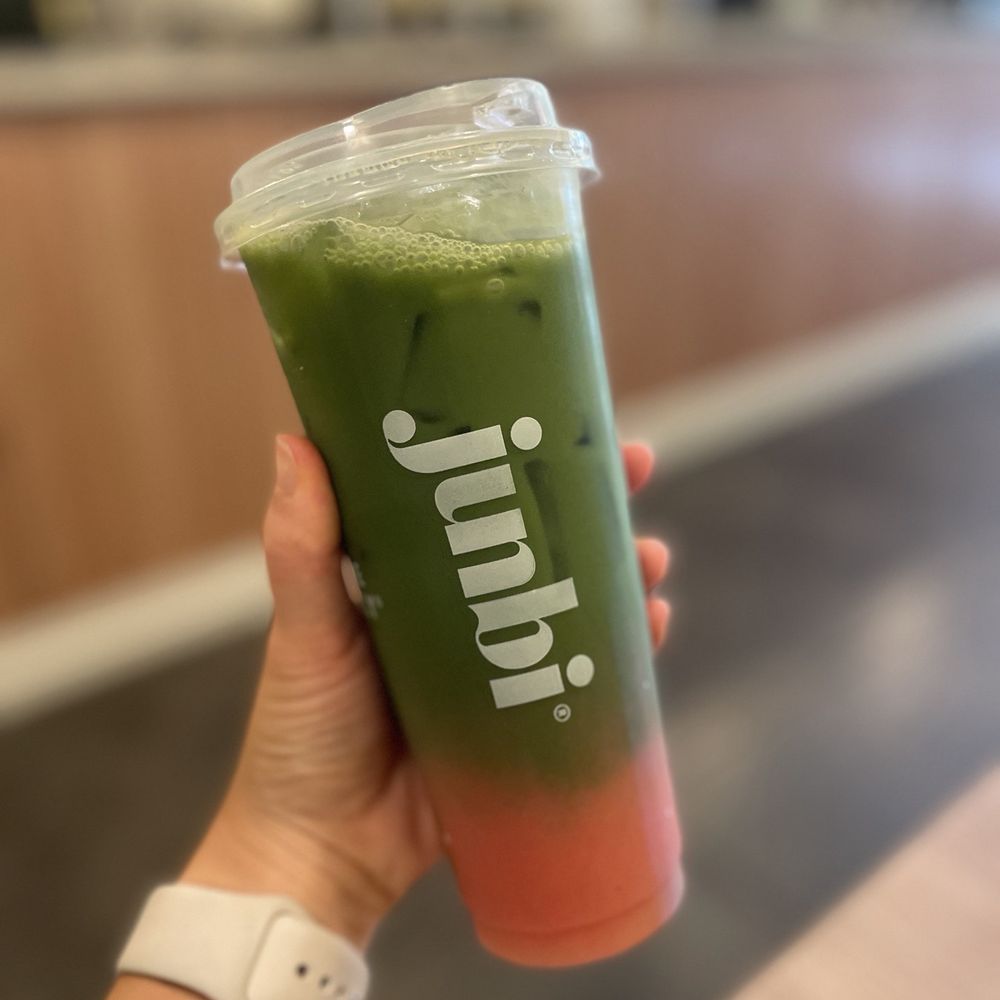 Guava matcha cold brew