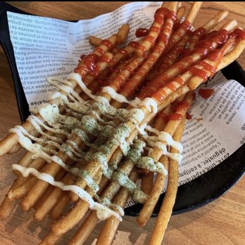 Tasty Point - Super French fries, what was advertised for 7$ - Taiwanese Near Me - Houston, Texas