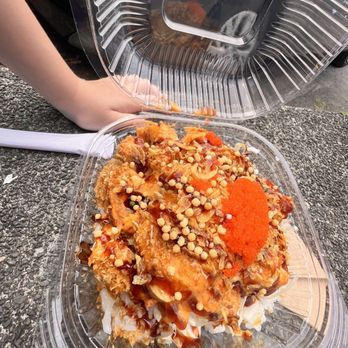 Poke Market - Spicy dynamite poke bowl double lunch combo! The grinds broke dah mouth da kine! - Poke Near Me - Hilo, Hawaii Poke Market - Spicy dynamite poke bowl double lunch combo! The grinds broke dah mouth da kine! - Poke Near Me - Hilo, Hawaii