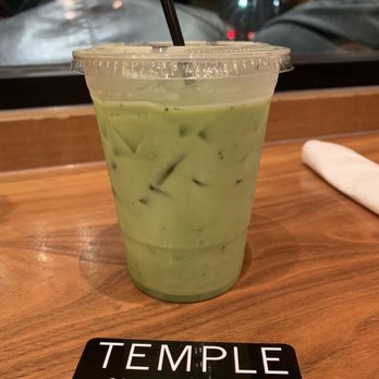 Temple Coffee - Iced Matcha Latte with Oatmilk - Coffee & Tea Near Me - Sacramento, California Temple Coffee - Iced Matcha Latte with Oatmilk - Coffee & Tea Near Me - Sacramento, California