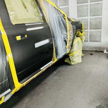 Joe Hudson's Collision Center - Painted the new door skin off of the truck and blended. - Body Shops Near Me - Webster, Texas