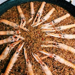 El Rincón de Costa - Arroz con cigalitas y chipirones