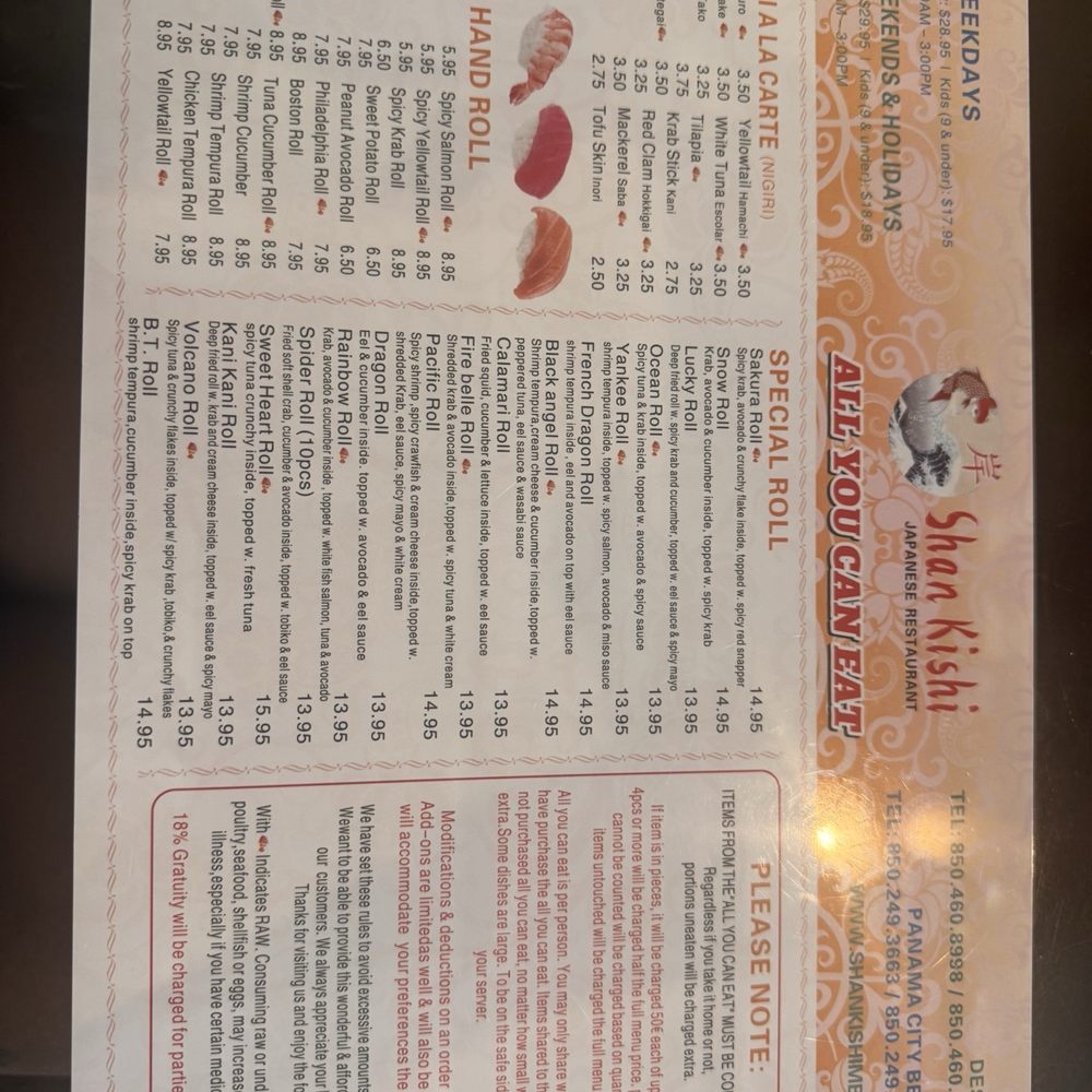 Shan Kishi - All You Can Eat - Japanese Near Me - Miramar Beach, Florida Shan Kishi - All You Can Eat - Japanese Near Me - Miramar Beach, Florida