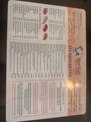Menu photo 2 Shan Kishi Miramar Beach, FL
