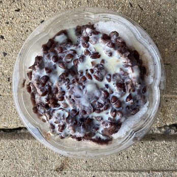 Red Onion - Shaved Ice w. Red Bean Milk - Taiwanese Near Me - Edison, New Jersey
