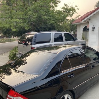 Tint Pros - 06 C230 35% Front and 5% Back, looks amazing - Home Window Tinting Near Me - Fresno, California Tint Pros - 06 C230 35% Front and 5% Back, looks amazing - Home Window Tinting Near Me - Fresno, California