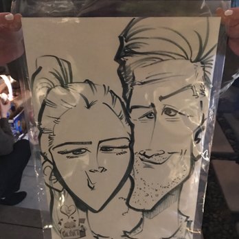 Cartoon Scribble - Caricatures Near Me