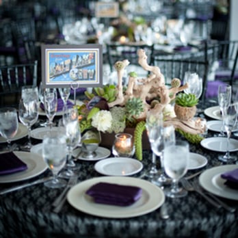 Stephanie's Linens & More - black victorian lace overlay, ivory charger plates, black chivari chairs with plum seat cushions and matching plum napkins - Party Supplies Near Me - Signal Hill, California Stephanie's Linens & More - black victorian lace overlay, ivory charger plates, black chivari chairs with plum seat cushions and matching plum napkins - Party Supplies Near Me - Signal Hill, California