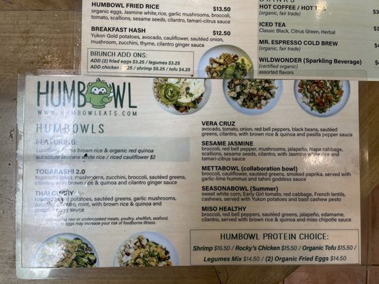 Menu photo 1 Humbowl Berkeley, CA Menu photo 1 Humbowl Berkeley, CA