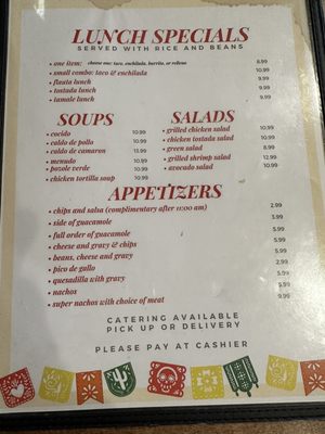 Menu photo 5 Mi Ranchito Cafe Stockton, CA