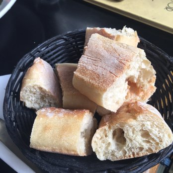 Le Comptoir des Saints Peres - Baguette basket- not the best bread I've had - Brasseries Near Me - Paris, 75