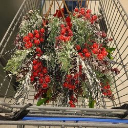 Hobby Lobby - Nice florals for all 5 graves we decorate. 60% off Christmas florals. Huge savings!