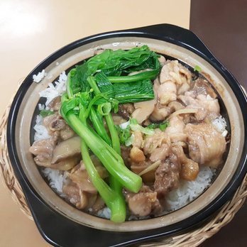 Tasty House - Chicken and mushroom clay pot rice - recommend to order first as it takes 20 minutes to make - Chinese Near Me - Scarborough, Ontario Tasty House - Chicken and mushroom clay pot rice - recommend to order first as it takes 20 minutes to make - Chinese Near Me - Scarborough, Ontario