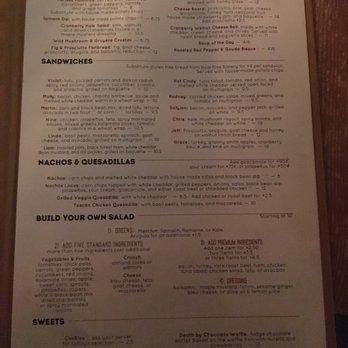 Tryst - Tryst Menu page 4 - Lounges Near Me - Washington, DC, District of Columbia