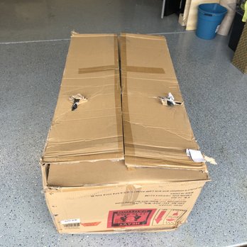 Macy's - Legs sticking out of the packing box. - Department Stores Near Me - Sacramento, California