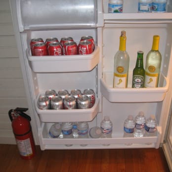 Wellington Inn - look at all the complimentary drinks - Bed & Breakfast Near Me - Traverse City, Michigan