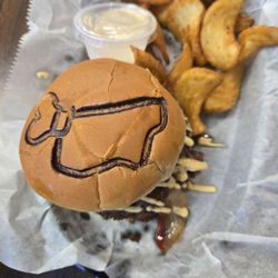 Crooked Letter Kitchen - Branded top of burger