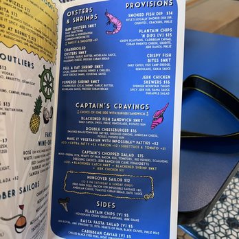 Boat Drinks - Menu - Cocktail Bars Near Me - St. Augustine, Florida