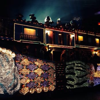 Endymion Extravaganza - a train decorated with lights - Music Venues Near Me - New Orleans, Louisiana
