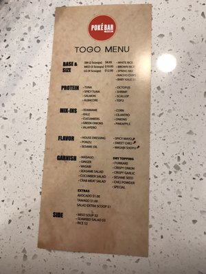 Menu photo 6 Poké Bar Johns Creek, GA