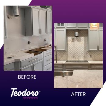 Teodoro Services - Kitchen Remodeling - Before and After - Office Cleaning Near Me