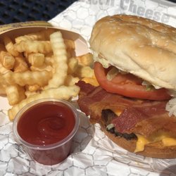 Braum's Ice Cream & Dairy Stores - Bacon cheeseburger and fries