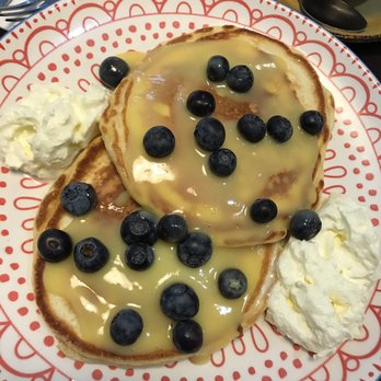Pascal Coffee House - Lemon curd and blueberry pancakes. Yum! - Coffee & Tea Near Me - Galway, G