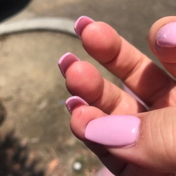Pearl Nails - Cut by Tammy who wasn't careful with the dremel machine filing thing - Nail Salons Near Me - Rosemead, California