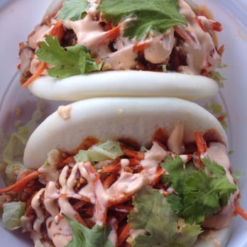 Wok Box - two buns filled with meat and vegetables - Fast Food Near Me - St Albert, Alberta