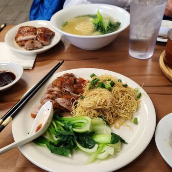 Roasted Duck Noodles - Duck lo mean and vegetables. Noodles done just right and tasty. - Chinese Near Me - Reno, Nevada Roasted Duck Noodles - Duck lo mean and vegetables. Noodles done just right and tasty. - Chinese Near Me - Reno, Nevada