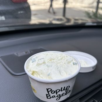PopUp Bagels - Scallion cream cheese - Bagels Near Me - New York, New York