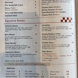 Ichiban Japanese Restaurant - Page 2 of menu