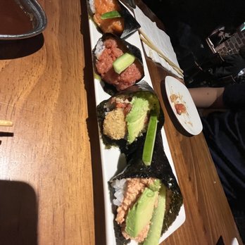 Sushi One Spot - Spicy Tuna Hand Roll, Tuna Hand Roll, Shrimp Tempura Hand Roll, Spicy Californian Hand Roll - Sushi Bars Near Me - Montclair, California