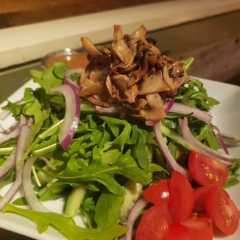 Umami Ramen & Dumpling Bar - Umami Mushroom Arugula Salad - Chinese Near Me - Madison, Wisconsin