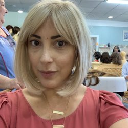 For fun, a blonde synthetic bob