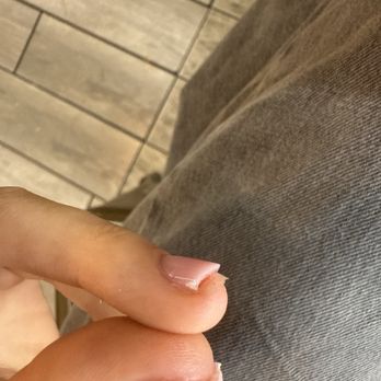 Cutee Nails - my broken nail that is bleeding and will get infected because of their low maintenance and they're low effort - Nail Salons Near Me - Encinitas, California