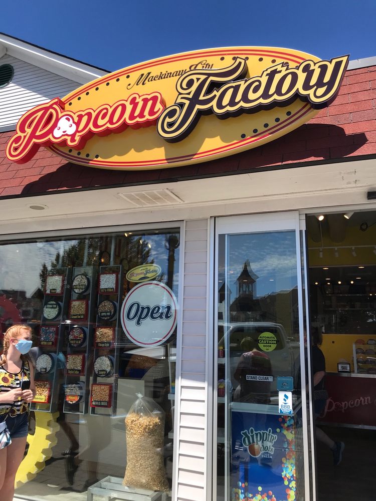 MACKINAW CITY POPCORN FACTORY Updated July 2024 301 E Central Ave