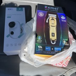Ali’s Hot Deals - My purchased of hair clipper and wireless security camera.