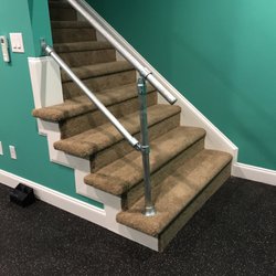 Not a single seam on these open end stairs.