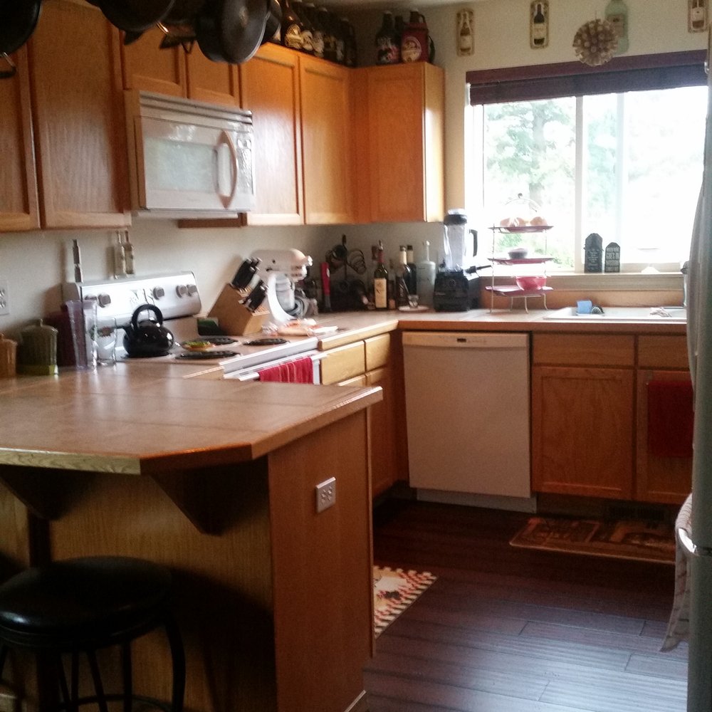 Lion Heart Remodel - Completed kitchen. - Flooring Near Me Lion Heart Remodel - Completed kitchen. - Flooring Near Me