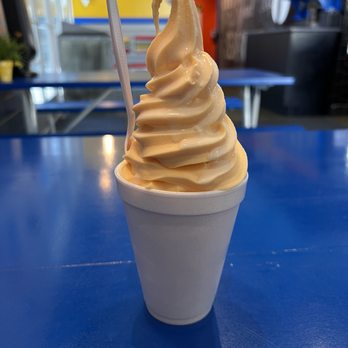 Sno Shack Restaurant - Orange dole whip with cream - Shaved Ice Near Me - Bakersfield, California Sno Shack Restaurant - Orange dole whip with cream - Shaved Ice Near Me - Bakersfield, California