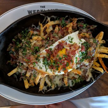 The Westland - Brunch poutine - New American Near Me - Boston, Massachusetts
