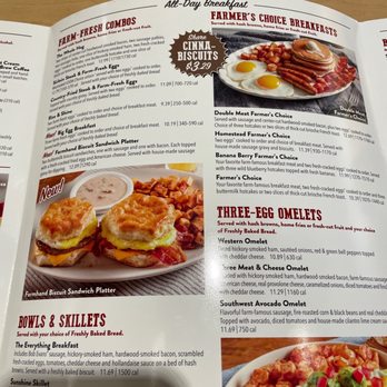 Bob Evans - Part of breakfast menu - American Near Me - Clearwater, Florida
