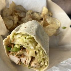 Casey's Pizza & Sub Shop - Asian teriyaki wrap w/chips